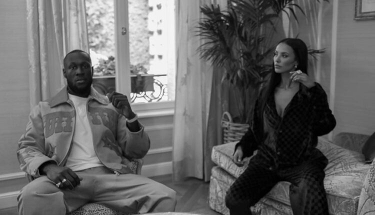 Stormzy and Maya Jama