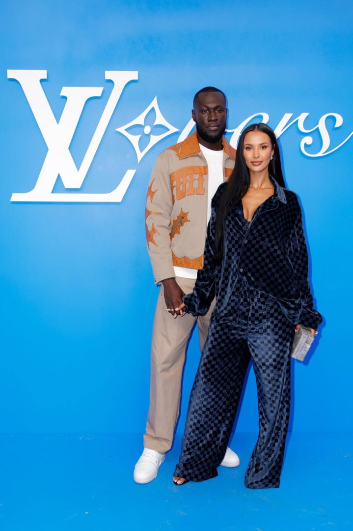 Stormzy and Maya Jama(at Louis Vuitton event)