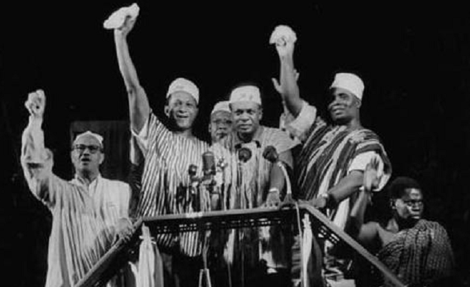 Founders'(Dr Kwame Nkrumah on independence day)